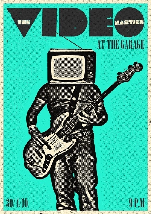 30 Amazing Gig Posters Sure to Inspire | 10Steps.SG #gig #poster