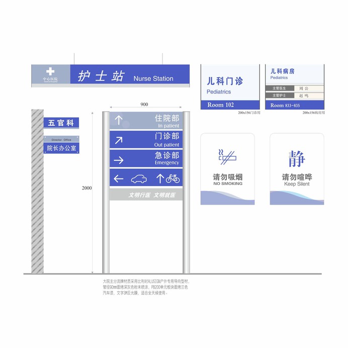 Hospital Wayfinding Signage Design | Visual Identity