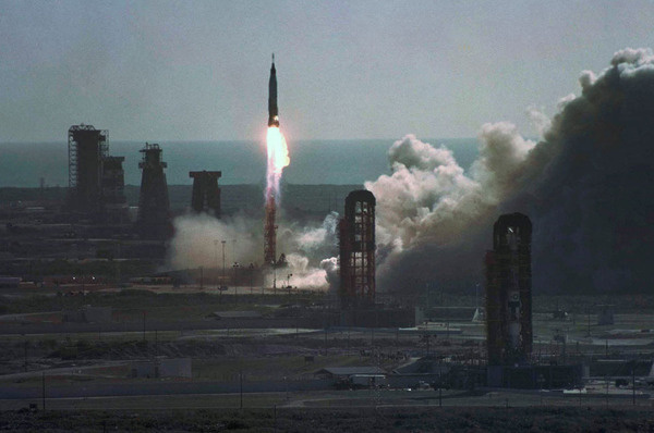 The Historic Flight of Mercury 6 In Focus The Atlantic #missile #nasa #mercury #launch #space #rocket