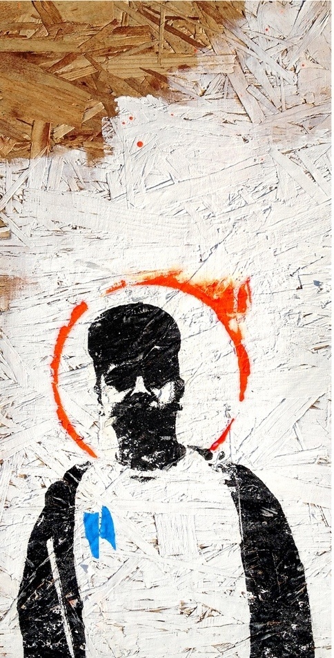 eyeone | seeking heaven #eyeone #white #graffiti #black #street #art #and #mixed #media