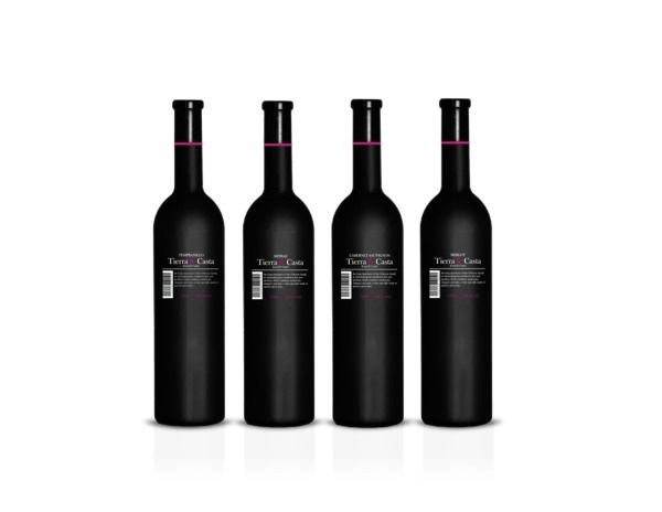 Tierra y Casta Packaging on Behance #labels #spain #red #branding #wine #bottles #bull #osborne