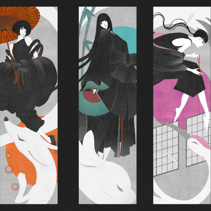 Reinterpretation of Japanese Folklore Heroines by Kate