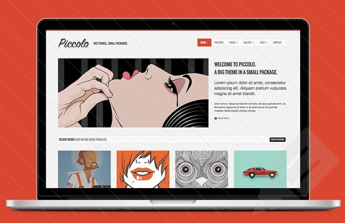 Piccolo : Free Portfolio Bootstrap Template