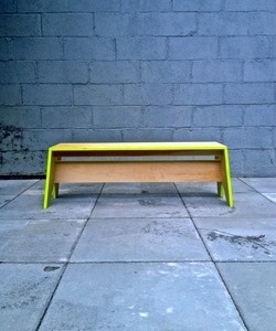 Stack Bench by Kahokia Design, Brooklyn, NY #ny #design #bench #wood #furniture #kahokia #york #nyc #plywood #seating #brooklyn #new