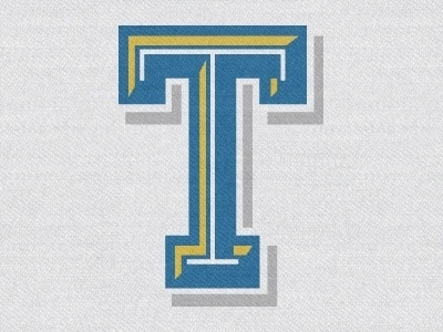 Dribbble - T Experiment by Brandon Moore #t #texture #letter #logo #typography