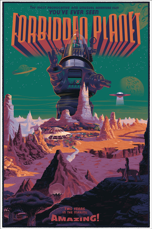 durieux forbidden planet #durieux #planet #illustration #laurent #forbidden