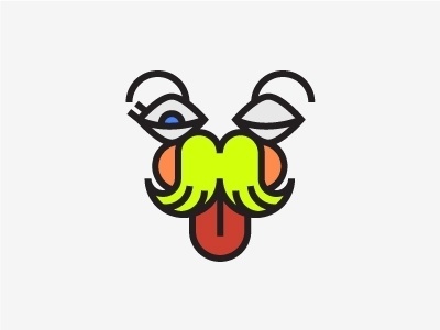 Dribbble - i moustache you by Zeynep Kınlı #vector #color #stroke #illustration #face #moustache