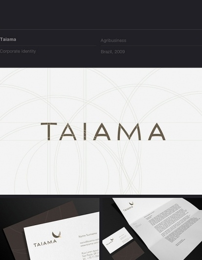 10 Corporate Identities on the Behance Network #identity #circles