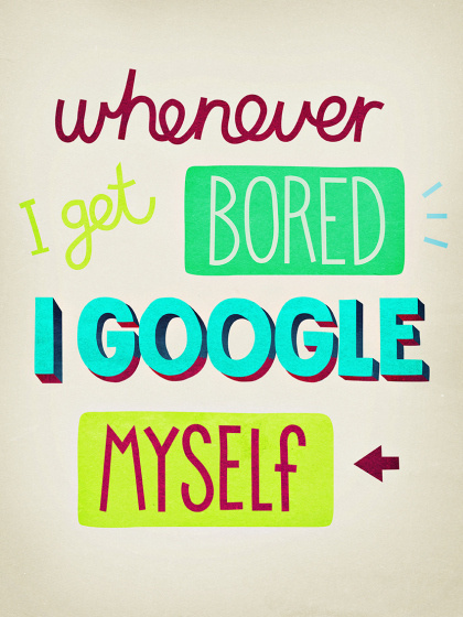 Michelle Carlslund WHENEVER I GET BORED I GOOGLE MYSELFÂ #1