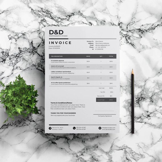 Printable Invoice Template