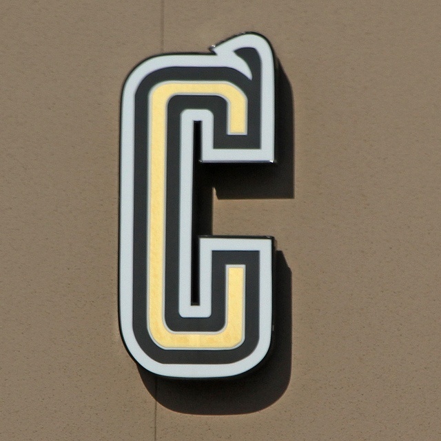 letter C #font #letter #c #typography