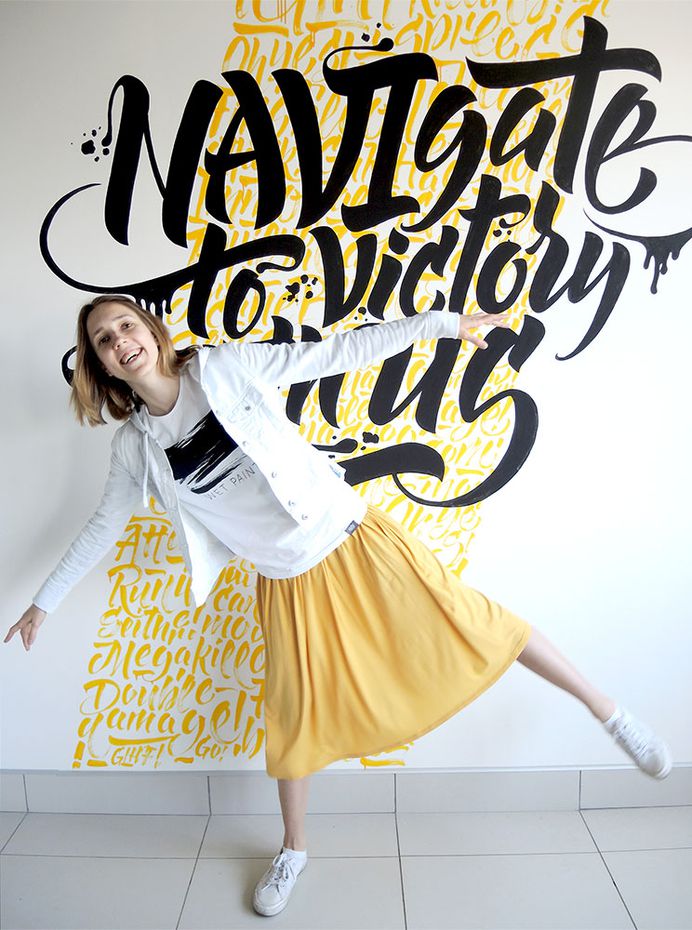 Calligraphy & Lettering. Murals