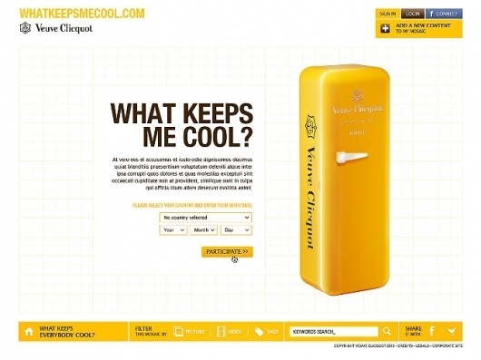 What Keeps Me Cool ? - 13decembre - Séverin Boonne #webdesign
