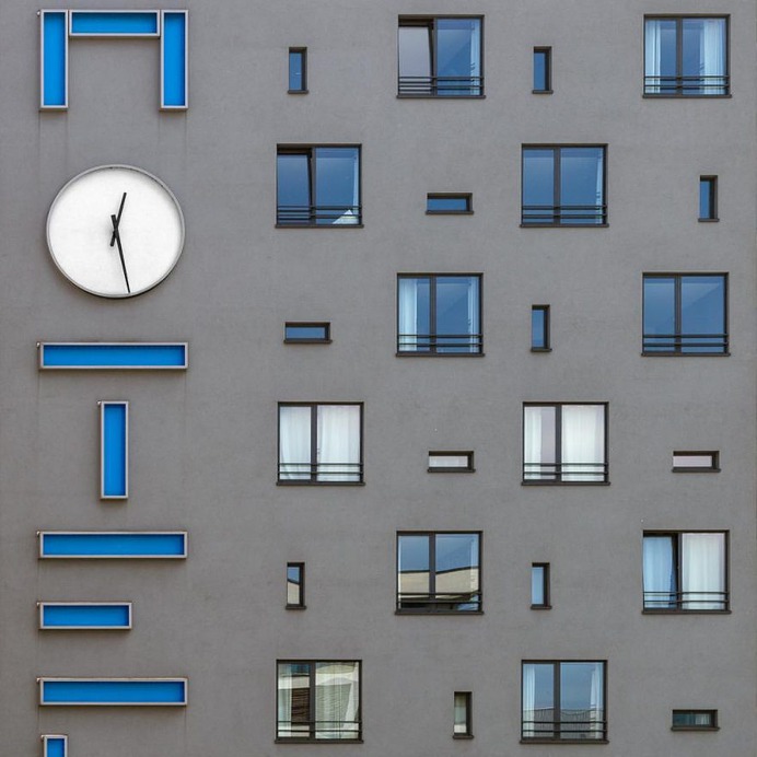 Colorful Architecture and Geometry Photography by Dirk Bakker