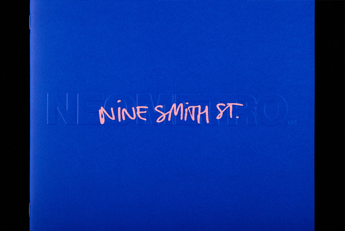 Logotype and print designed by Studio Hi Ho for Neometro and their property development Nine Smith Street #dd