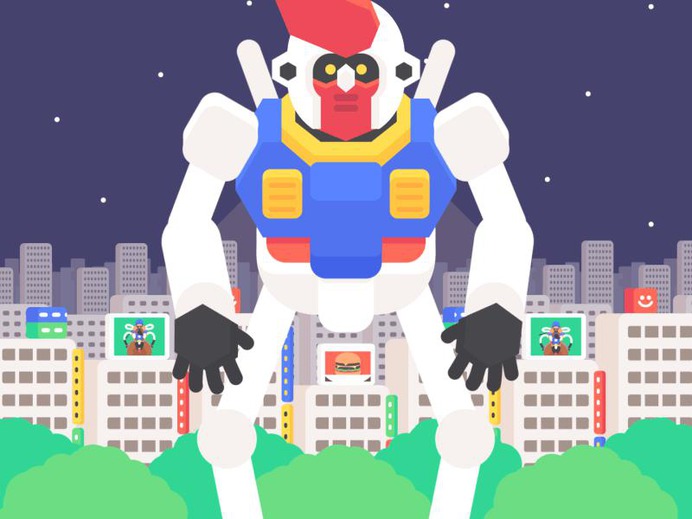 GIF animation every day - I made a new animation every day for 30 days in Tokyo.