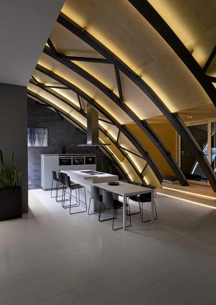 High Lounge in the Downtown of Kyiv
