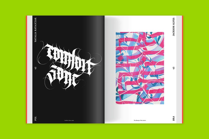 Letters and typefaces not only transport information but also create a feeling and have a personality. Lettering takes this a step further—with its movement, artistic strokes, and variety, it has the potential to radiate a whole range of energies and tell stories of harmony and distortion, about positive and negative space. Words become drawings and pictures themselves.

Born out of the success of the concept of the Yearbook of Type, we have created a new book series: the Yearbook of Lettering. It presents a selection of lettering artwork created all over the world—from traditional calligraphy and hand lettering, street art and graffiti, to 3D digital lettering, showcasing the vibrant and wide range of different styles and techniques. 

The book offers an overview of high-quality handcrafted typographic art and can help clients source the right artist for a project. It serves as a source of inspiration not only for people in the design world but also displays the contemporary world of lettering and the many different styles available—giving lettering, calligraphy, brush lettering, blackletter, hand lettering, graffiti artists, and more the platform, appreciation, and recognition they deserve.

Lettering art from all over the world—135 artists, 8 ambassadors, 35 countries!