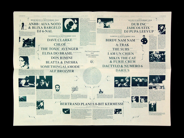 Ososphère newspaper : Samuel Bonnet #grid #layout