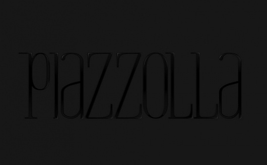 Piazzolla - ignacio fretes #font #design #free #piazzolla #type #tango #typography