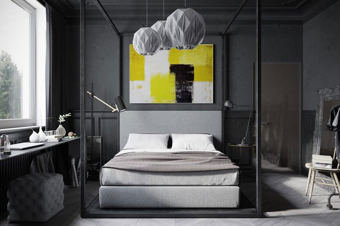 Interior design, bedroom