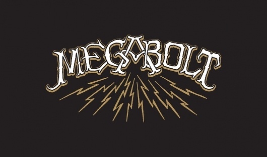 Megabolt / Jon Contino / Megabolt Tee #apparel #contino #jon #design #tshirt #american #megabolt #typography