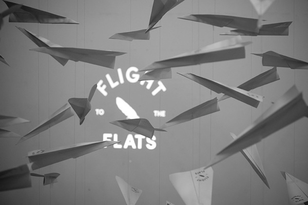 Flight To The Flats on Behance #airplane #installation