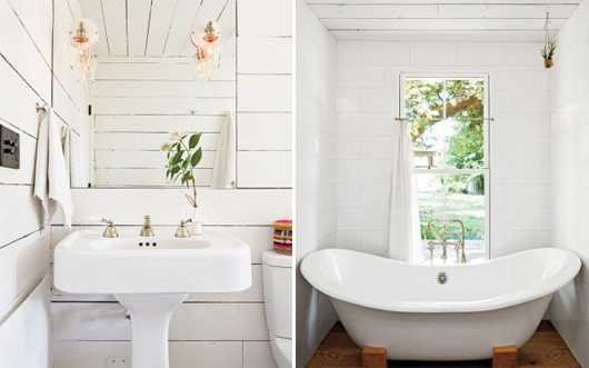 martha stewart white bath #interior #design #decor #deco #decoration