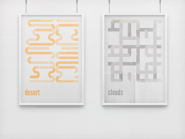 Minimal Retro Posters on the Behance Network #frame #retro #minimal #poster #layout