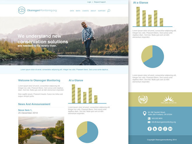 Free Company Landing Page PSD Template