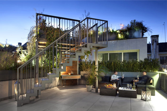 Luxurious Top Apartment with Roof Garden - #decor, #interior, #homedecor, #architecture, #house, #home,