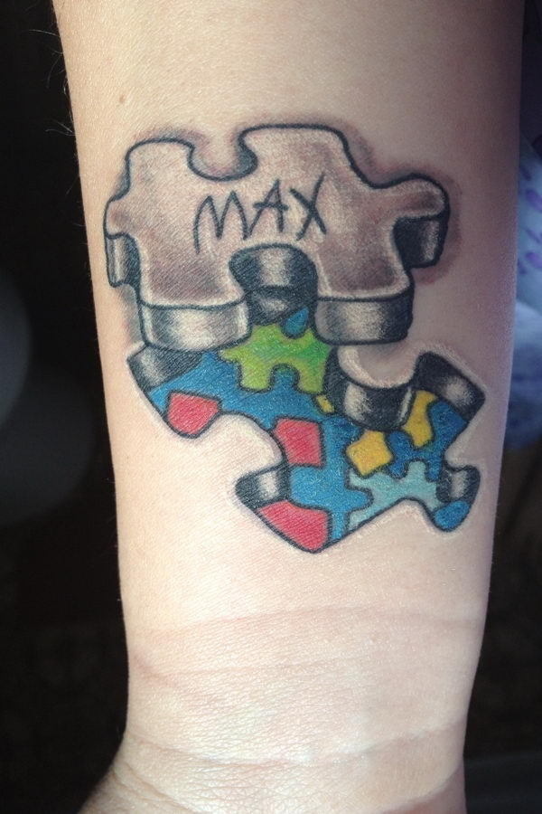 40+ Cool Puzzle Piece Tattoo Design Ideas #tattoo #puzzle #piece