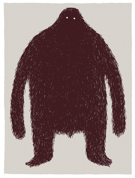 The hairy monster - Tom Gauld #monster #tom #gauld
