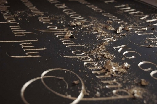 Letters & Stone | I love typography, the typography and fonts blog #type #lettering #ferguswessel #stone