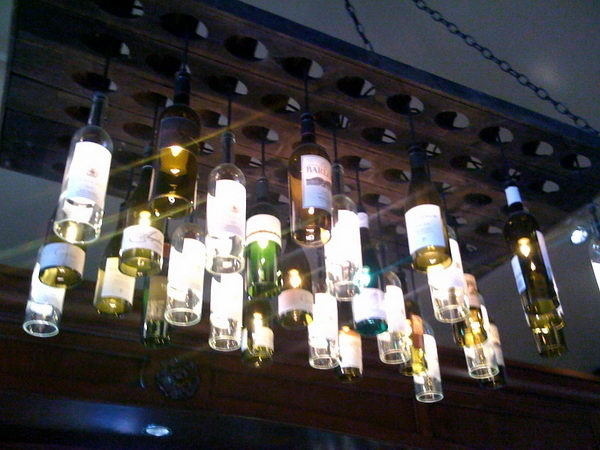 25 Creative Wine Bottle Chandelier Ideas #chandelier #light #wine #bottle