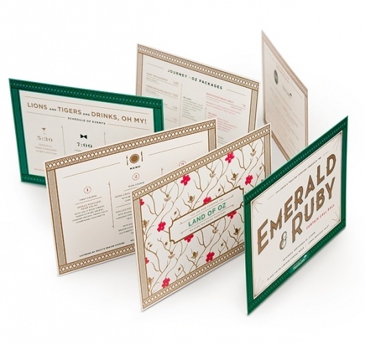Children's Theatre Co: Emerald & Ruby on the Behance Network #design #typography