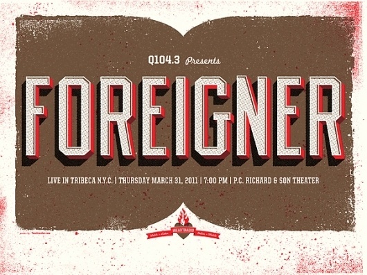 GigPosters.com - Foreigner #type #foreigner #gigposter