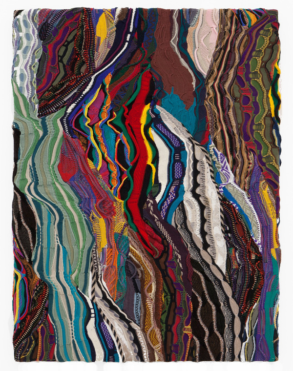 Cotton "paintings" by Jayson Musson - but does it float #cotton #flow #pattern #paintings