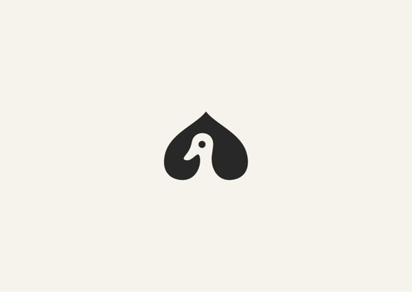 Adorable Negative Space Animal Logos DesignTAXI.com #logos #negative #space #adorable #designtaxi #com #animal