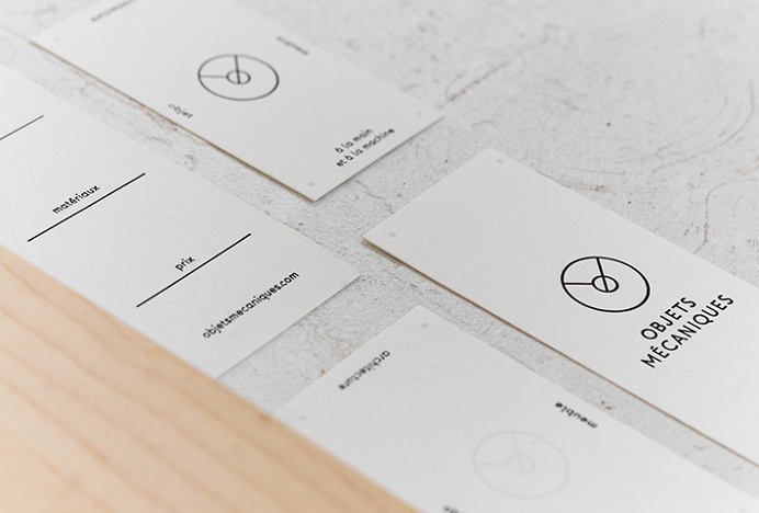 Objets Mécaniques by Nouvelle Administration #stationary #graphic design #branding