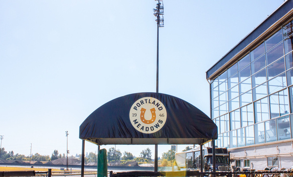 Portland Meadows Physical Space, Signage & Wayfinding / The Official Manufacturing Company #arrows #design