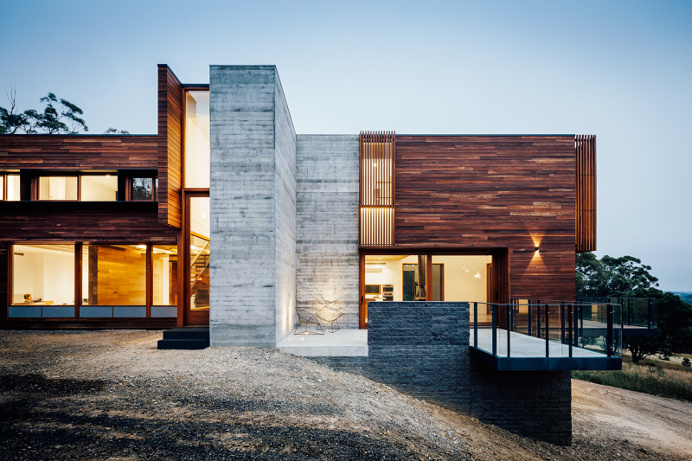 Wooden facade brings warmth and naturalness: Invermay House