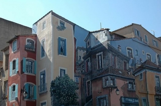Best Street Art of 2011 #illusion #sculpture #color #house