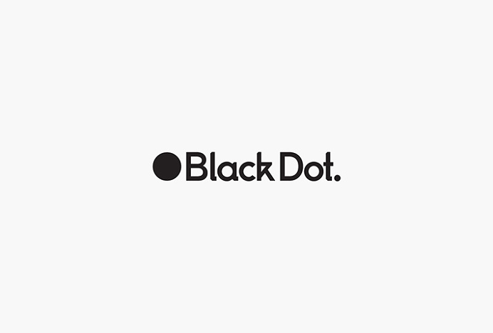Black Dot. by A&A #logo #logotype #mark #typography