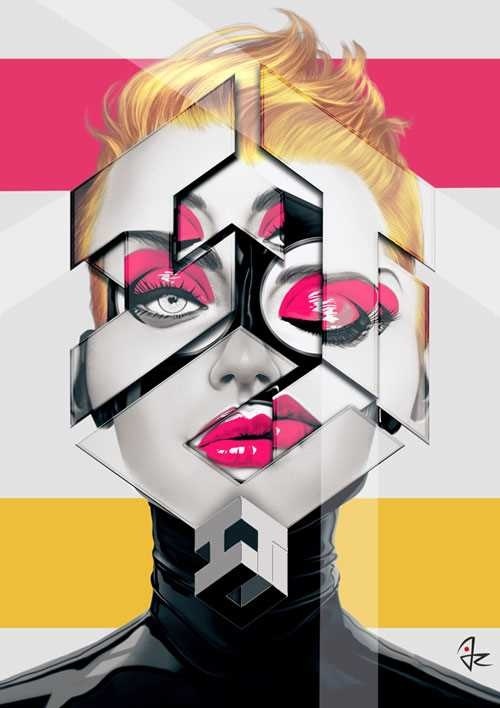 Tablet Digital Portraits by Giulio Rossi