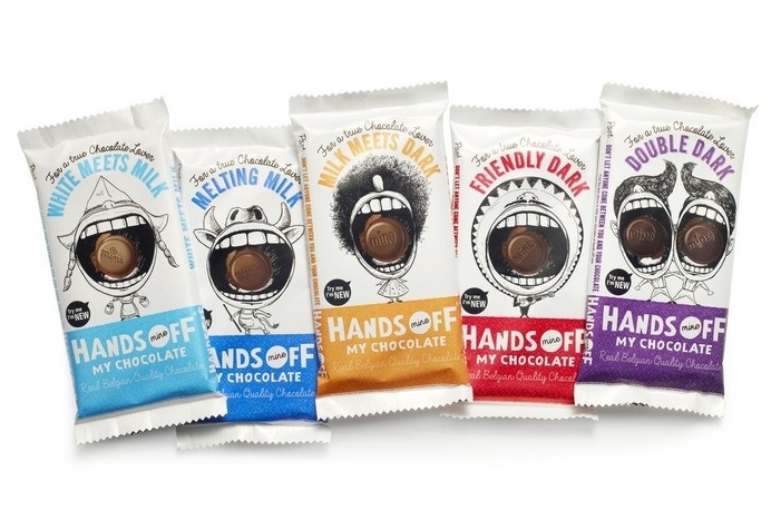 Hands Off My Chocolate! — The Dieline #chocolate #illustration #packaging