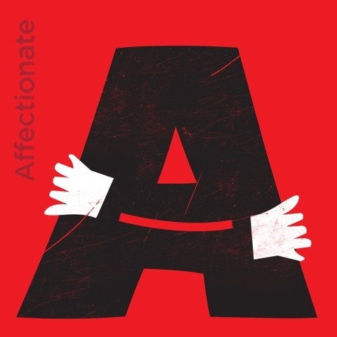 FFFFOUND! #valentines #white #red #black #illustration #type #fun #love #typography