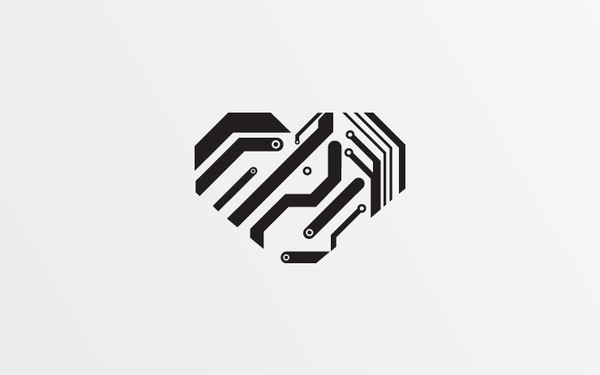 bynerve | Human Machine #punk #nerve #danielcantor #icon #daft #logo