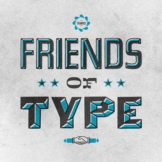 Friends of Type page 26 #icon #print #of #letterpress #type #logo #overprint #friends