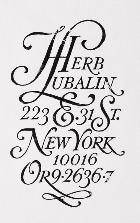 Herb Lubalin, The Master #typograpy